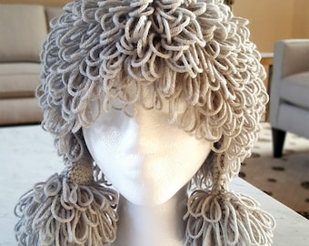 Cappello barboncino grigio