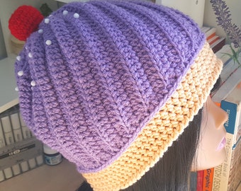 Cappello a forma di cupcake all'uva