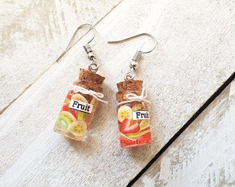 Mixed Fruit Jar Earrings