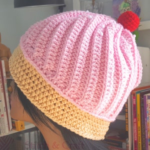 Strawberry Cupcake Hat