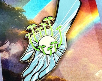 Hand of Life 2" Enamel Pin