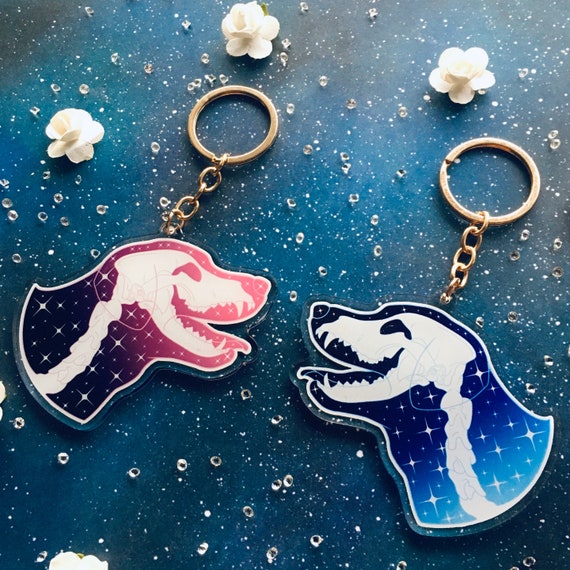 Labrador Retriever Skull 3 Acrylic Charm Keychain // Etsy