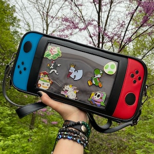 Video Game Console Ita Bag + FREE Shipping! // Vegan Leather Crossbody/Messenger Bag // Gamer Switch Bag