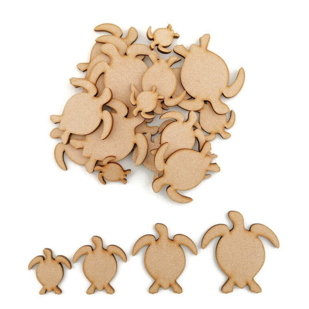 Docrafts Papermania Pack De 45 Formas De Madera Para Manualidades, Tema Bebé, Variedad De Diseños (Caballitos, Corazones, Nubes)