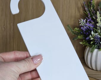 Acrylic Door Hangers Pack of 6 , Tag, Nursery, Wedding, Sublimation, Vinyl/UV-DTF Ready