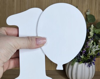 Acrylic Baby Milestone Blanks, Tag, Nursery, Sublimation, Vinyl/UV-DTF Ready, Crafting Shapes