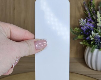 Acrylic Bookmark Blanks –  Multiple Colours - Reading & Teacher Gift Bookmarks - Perspex Craft Bookmarks