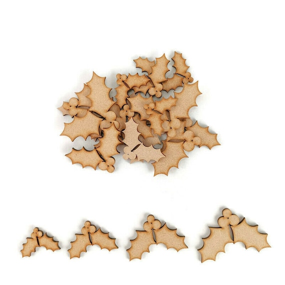 Wooden MDF Christmas Tree Shape Blank Celebrations Wedding Guestbook Wood Craft
