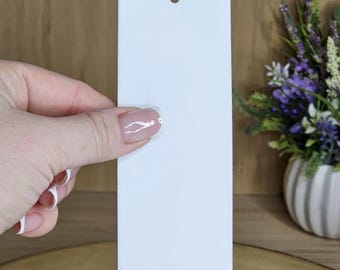 Acrylic Bookmark Classic Blanks - Perspex Bookmarks - DIY Craft Shapes - Teacher & Student Reading Gift Multiple Colours Vinyl UV-Dtf ready