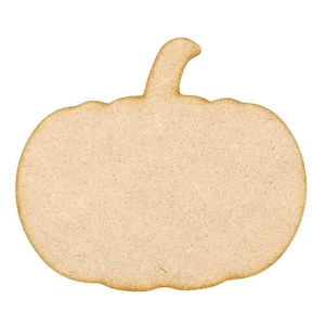 Pumpkin MDF Craft Shapes Wood Blank Gift Tag Decoration Embellishments Helloween image 2