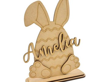 Personalized Paint Your Own Easter Egg - MDF Freestanding Craft