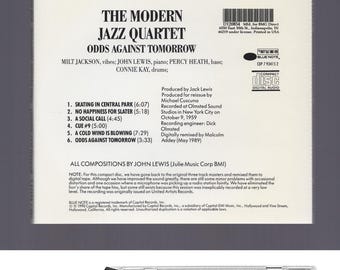 Music From Odds Against Tomorrow / CD / The Modern Jazz Quartet / 1990 / Blue Note