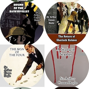 Sherlock Holmes Lot of 9 Arthur Conan Doyle / Mp3 (Read) CD Audiobooks /  Mystery / The Hound of the Baskervilles / The Lost World
