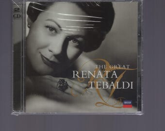 The Great Renata Tebaldi / CD / SEALED / 2 disc / Renata Tebaldi / 2002