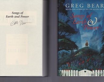 Canciones de la Tierra y el Poder / FIRMADO / Greg Bear / ¡NO PERSONALIZADO! / Tapa dura