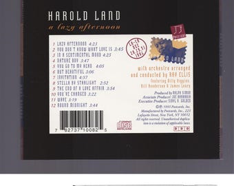A Lazy Afternoon / CD / GESIGNEERD / Harold Land / 1999