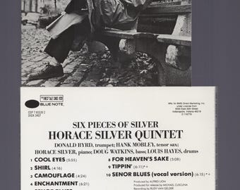 Six Pieces Of Silver / CD / Horace Silver Quintet / 1988 / Blue Note / Jazz