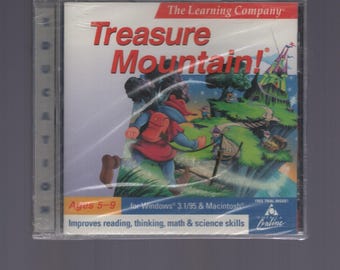 Treasure Mountain / CD-ROM / SEALED / Windows 3.1 / 95