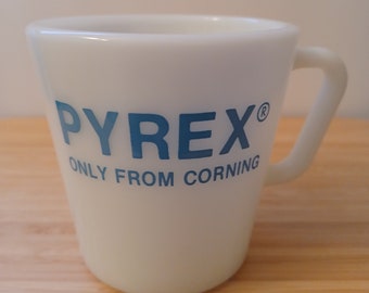 Pyrex Corning Mug / Milk Glass / Vintage / At Home in Your Lab / Coffee Gift