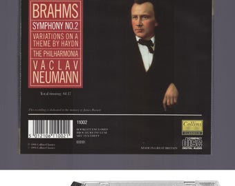 Vaclav Neumann / CD / Brahms / Hadyn / Symphony No. 2 / Variations on a Theme / 1998