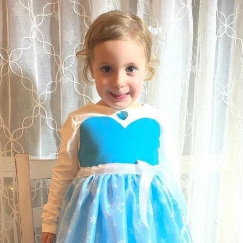 Elsa costume carnival dress