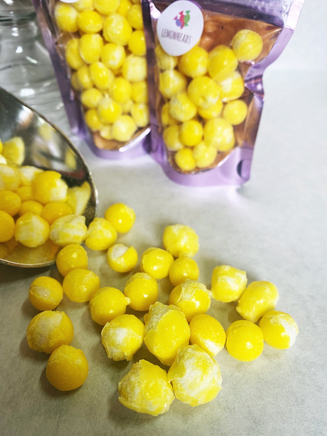 Freeze dried Lemonheads Freeze Dried Candy Crunchy Candy Etsy