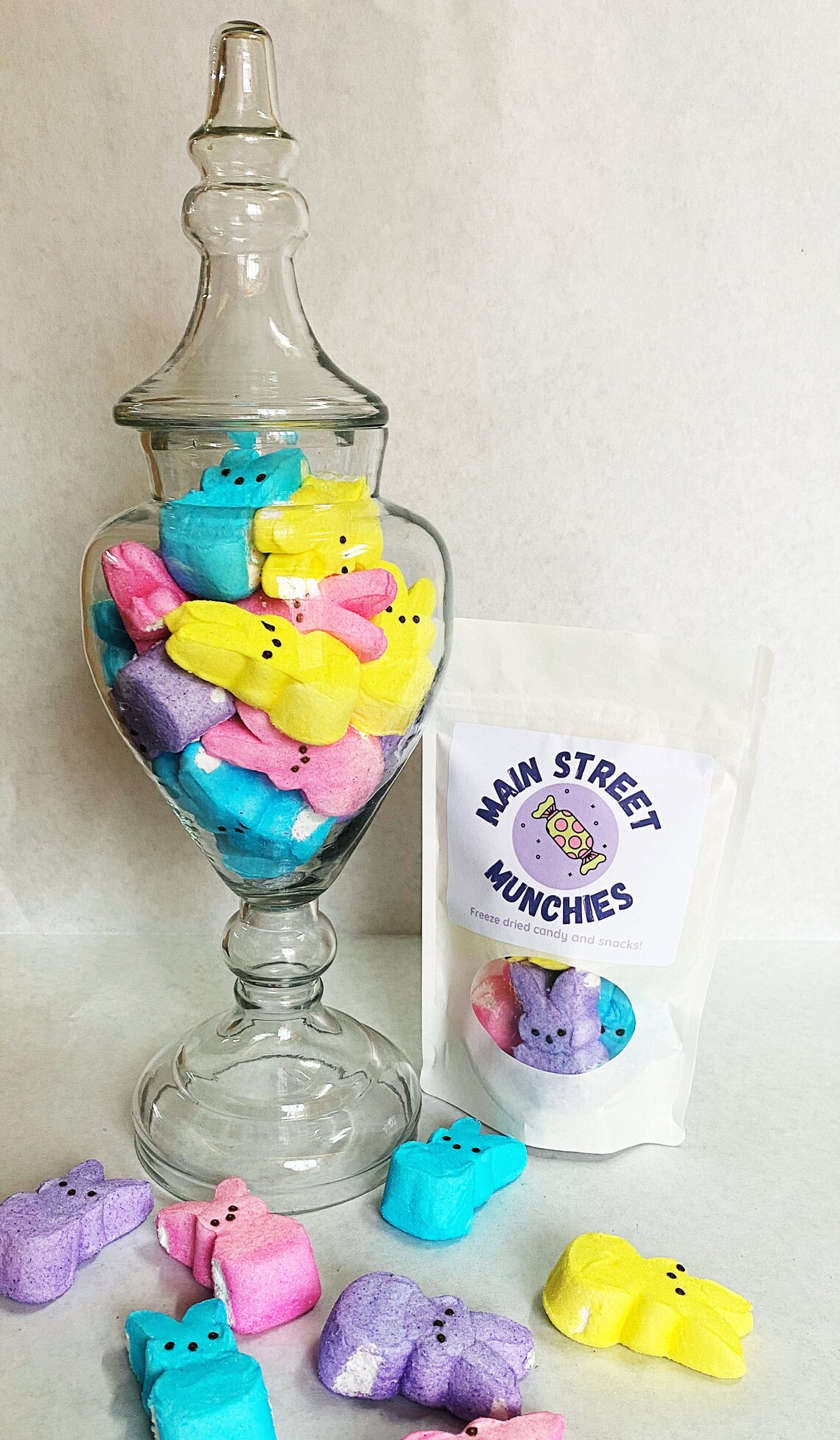 Freeze Dried Peeps Marshmallow Candy Freeze Dried Candy Etsy