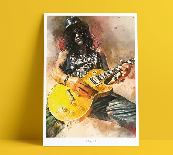 Slash Guns N/' Roses Velvet Revolver 11x14/" Music Guitar Art Print Poster