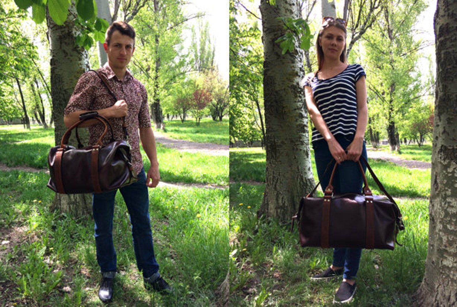 Travel bag Leather bag Leather travel bag Weekender bag Etsy