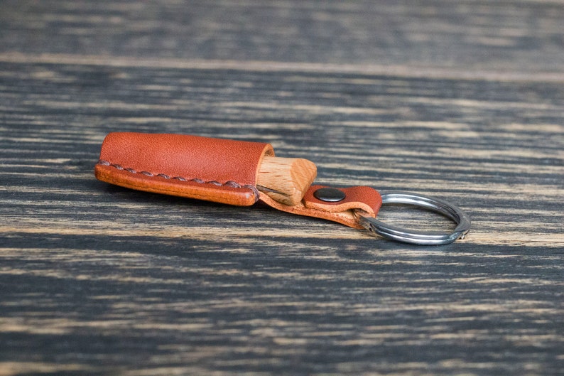 Scabbard - Keychain, Sheath for Knife Opinel, Personalized Leather ...