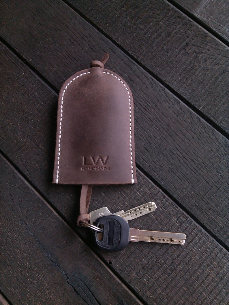 nissan classic leather key holder