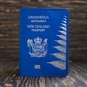 Leather Passport Cover, Classic Passport Holder, Handmade Slim Wallet for Travel, Leather Passport Case, Stylish Travel Gift Men and Women