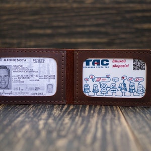 ID カード ホルダー、パーソナライズされたギフト、パスポート カバー、ミニマリスト ウォレット、小型ウォレット、フロント ポケット ウォレット、スリム ウォレット