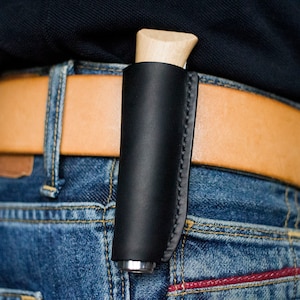 Sheath for knife Opinel No.8, Pocket knife holder, Opinel knife sleeve, Outdoor gear, Outdoor camping, Personalized gift