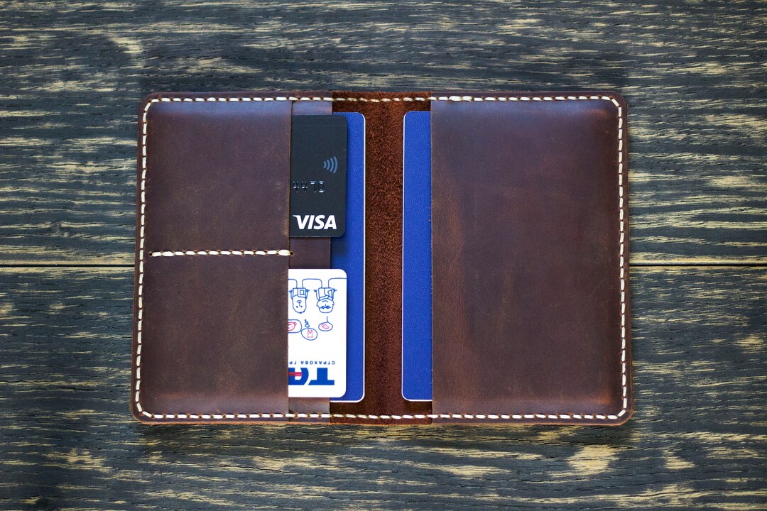 Passport Cover, Personalized Leather Passport Holder, Personalized