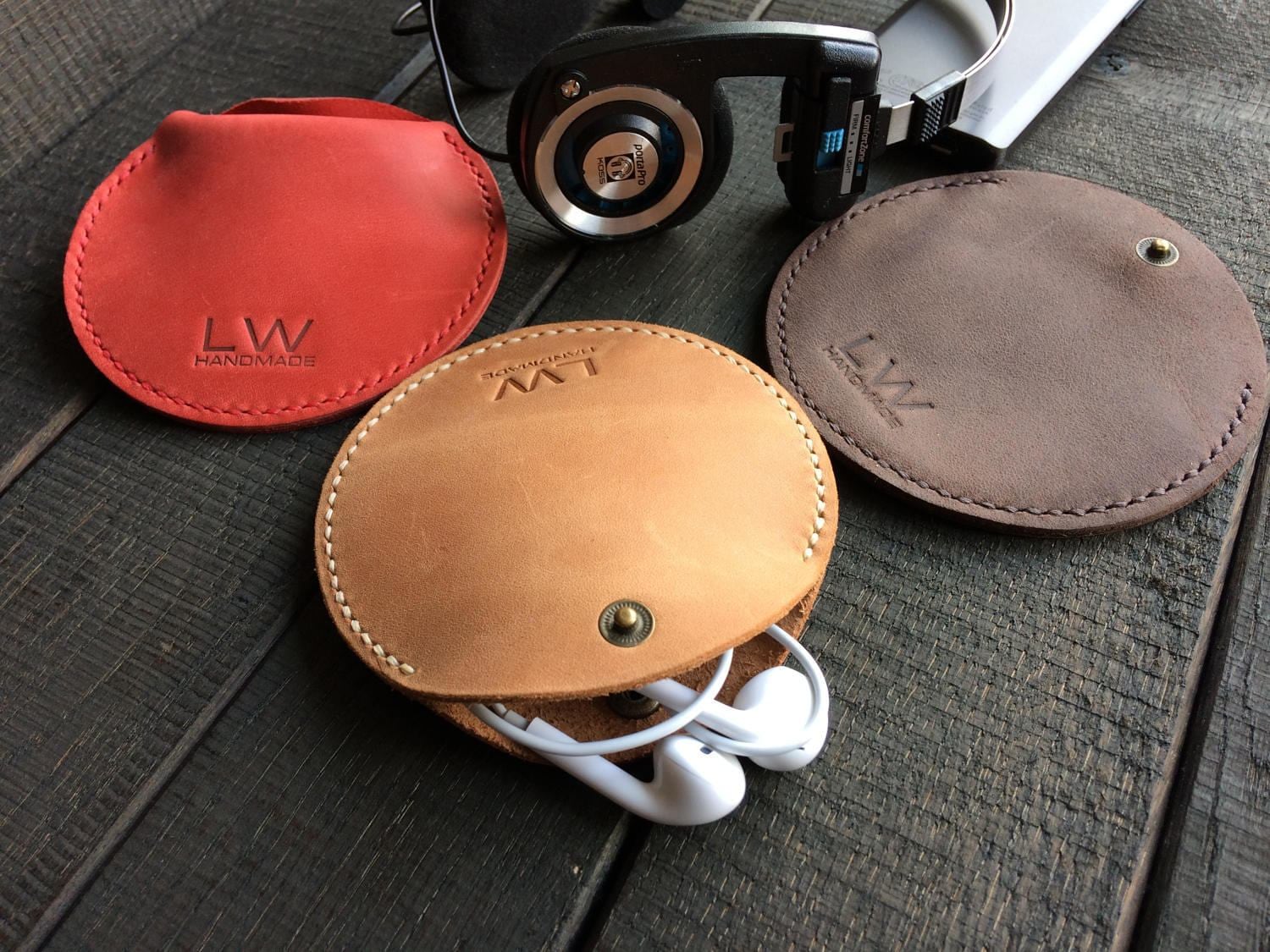 headphone organizer earbud case headphone case Liquorice allsorts earphone case Bags & Purses Pouches & Coin Purses 