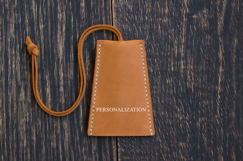 Leather key holder, Leather key pouch, Leather keychain, Key case cover, Personalized gift Camel + Personalizat