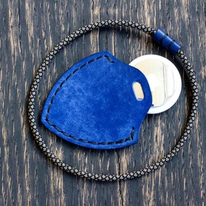 Personalized handcrafted Leather Case for Airtag - A Sleek gift and Functional Addition to Your Everyday Essentials