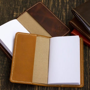 Field notes case, Notebook cover, Leather journal, Leather notebook, Personalized gift, Travelers notebook