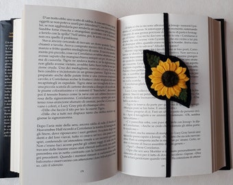 Segnalibro girasole, regalo per amanti della lettura