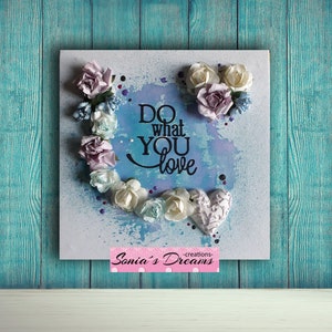 Decorazione da parete con frasi motivazionali, quadro scritte, mixed media
