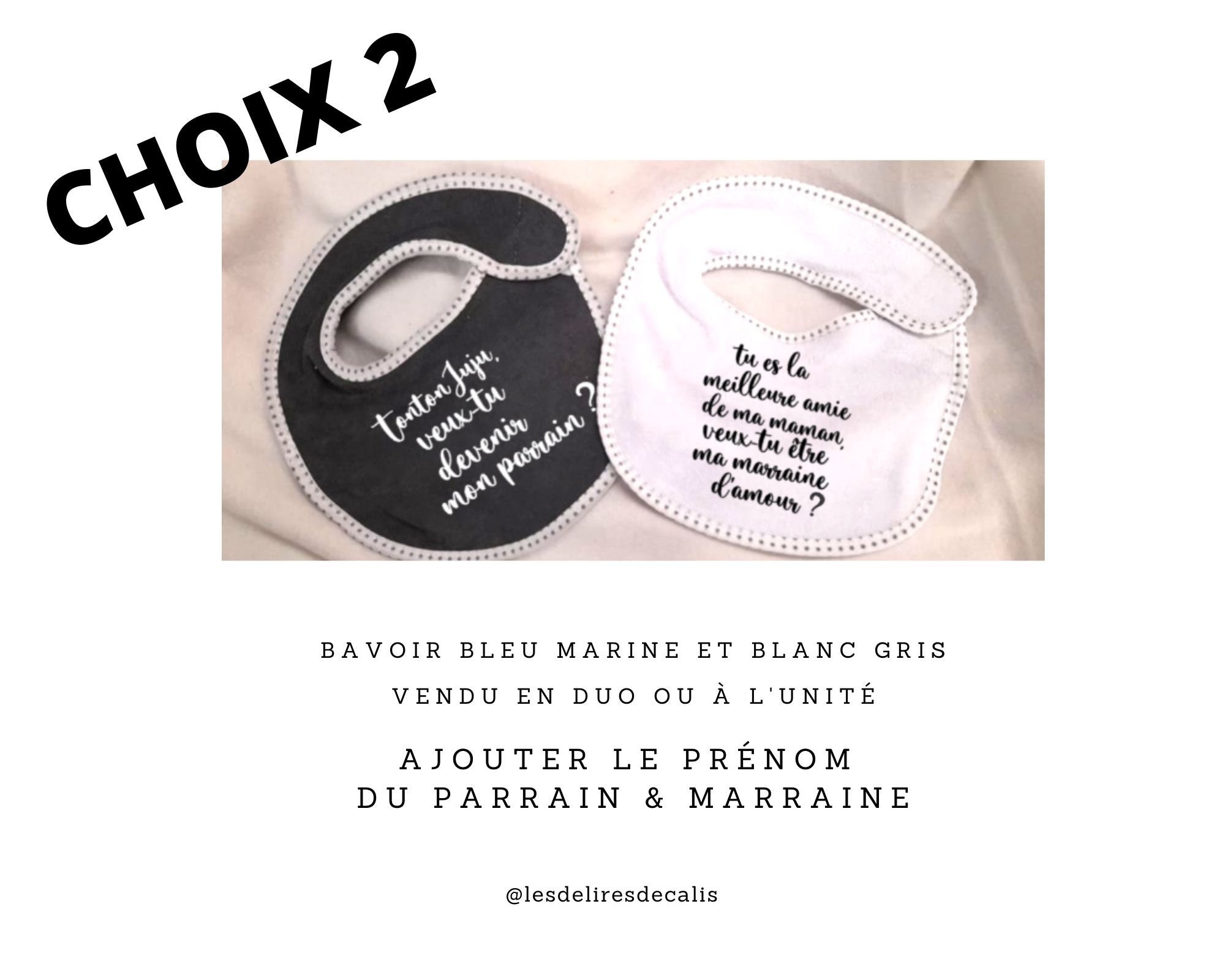 Bavoir Marraine Parrain Veux-tu être mon parrain Veux-tu - Etsy France
