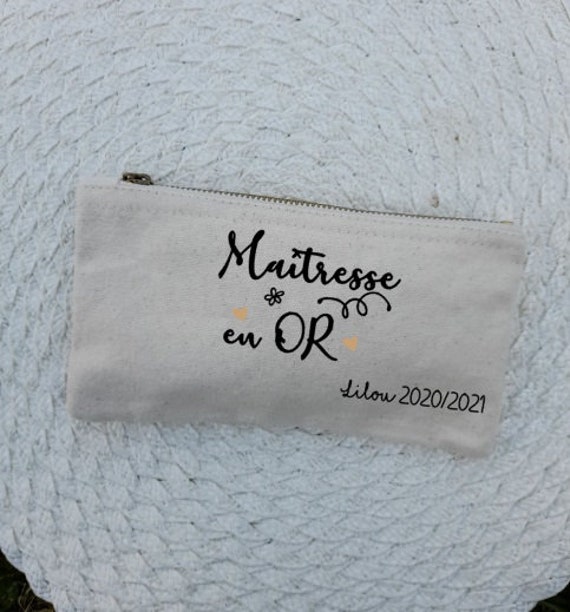 Trousse, Personnalisée, Atsem, Maîtresse, Maitre, Avs