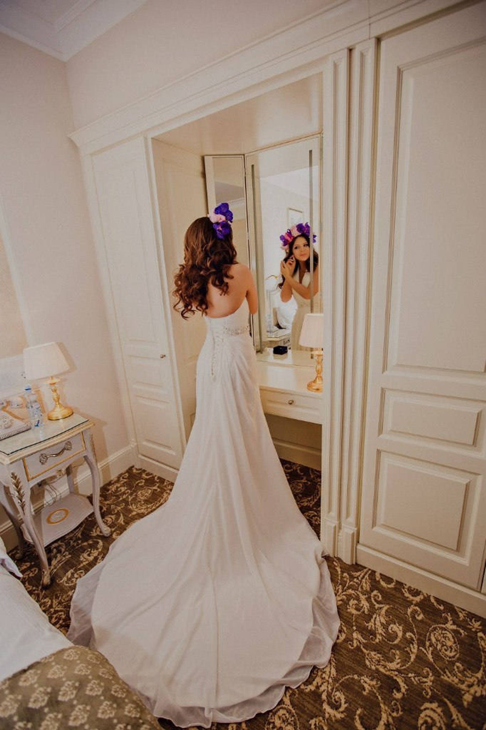 Halter wedding dress chiffon beach wedding dress | Etsy