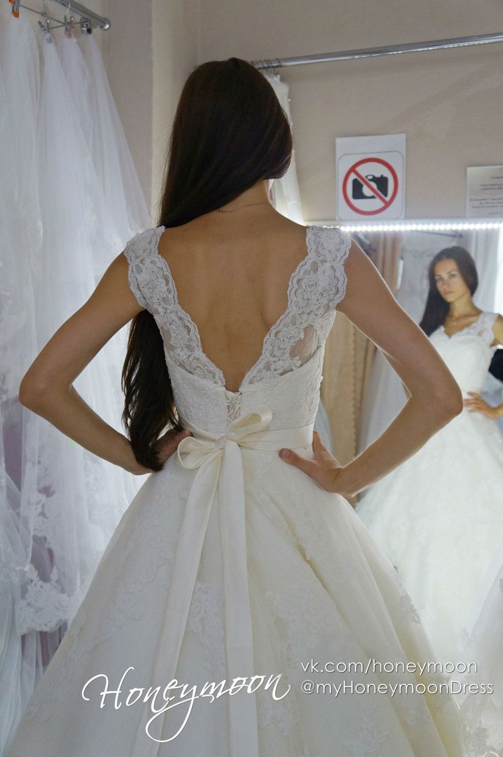 Klio Wedding Dress A Style Wedding Dress Lace Wedding Etsy