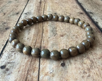 6mm Sandalwood Bead Bracelet: Natural Aromatherapy Diffuser
