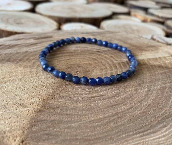 Blue stone clearance mens bracelet
