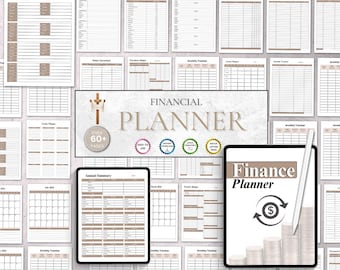 Finance Planner Printable | Budget Tracker & Expense Organizer PDF | Money Management, Savings and Bill Planner