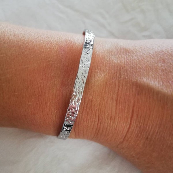 Bracelet femme jonc en argent 925