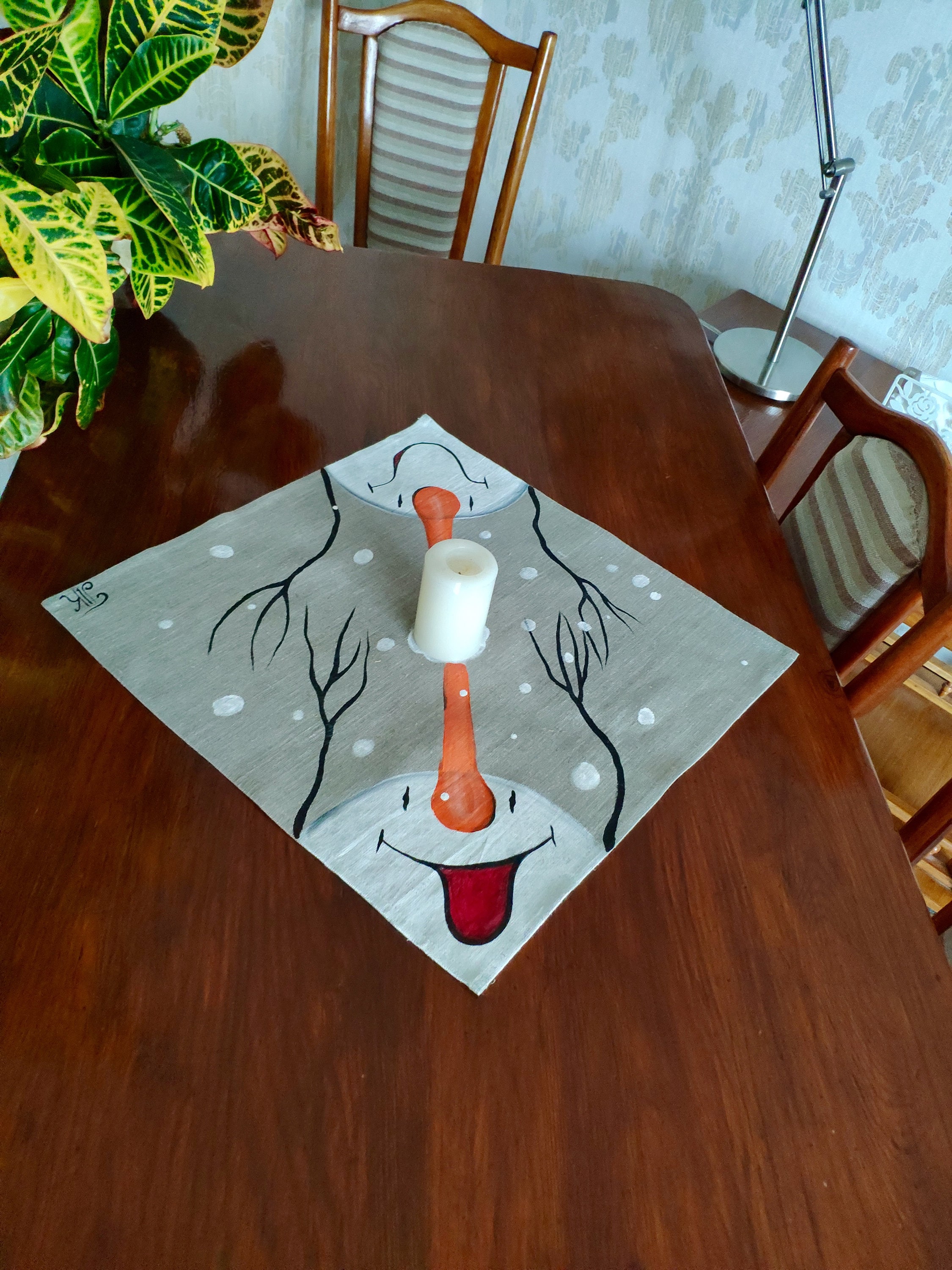 Table Topper / Placemats Set of 2 4 6 or 8/handpainted Etsy